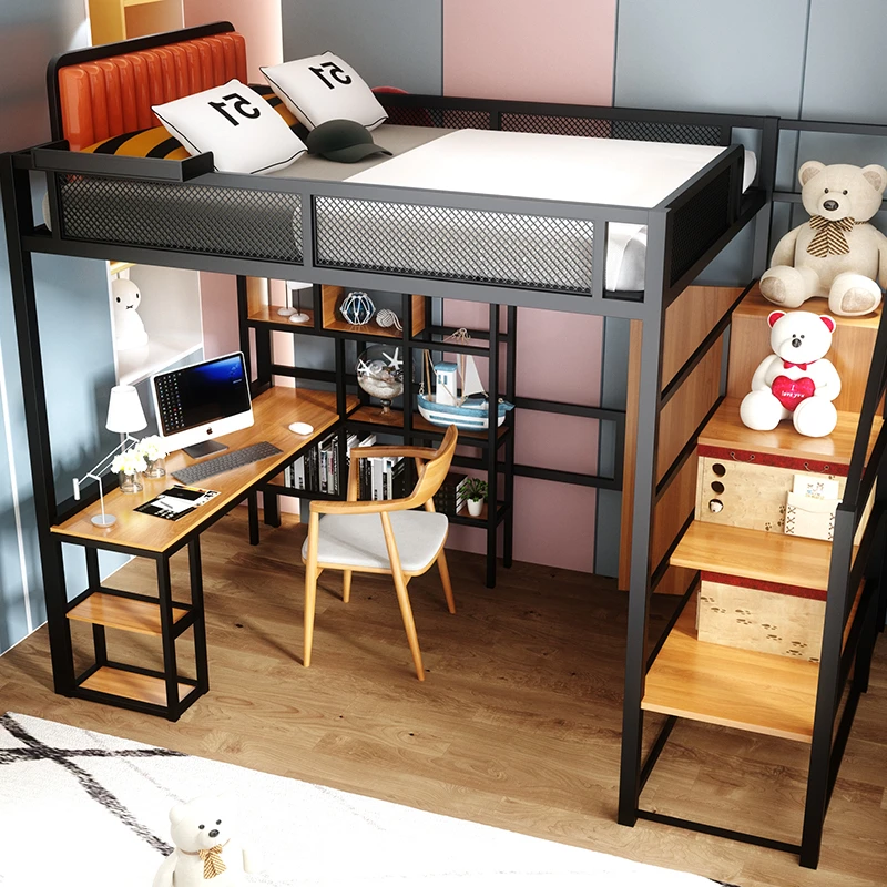 

Кровать в стиле башни, двуспальная кровать второго пола, поднятая кровать в квартире