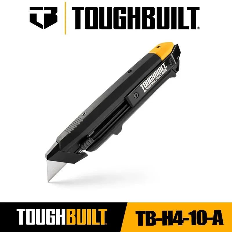 TOUGHBUILT TB-H4-10-A Auto-loading Utility Knife With Pry Bar Outdoor Tool Toughbuilt Hand Tools Utility Knife