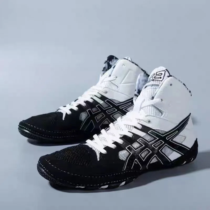 Wrestling Boots Men Wrestling Shoes Comfortable Male Wrestling Footwears Non Slip Boxing Shoes Lightweight