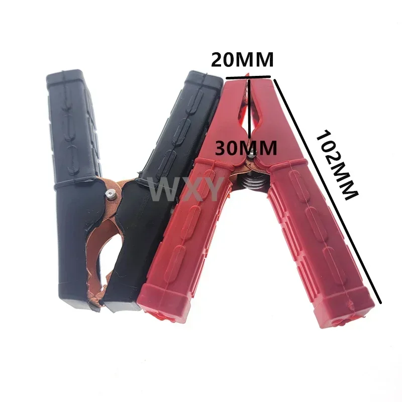 50A-200A Electrical Crocodile Alligator Battery Insulated Clip Connector Plastic Handle Test Alligator Clip For Electric Project alligator clips alligator clip adapter test clip