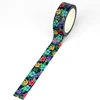 2024 NEW 1PC 10M Decorative Blooming Floral Leaves Washi Tape Set for Scrapbooking Journaling Masking Tape Cute Stationery 5