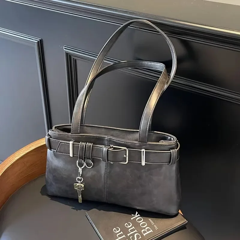 Casual Solid Interior Compartment Shoulder Bags Large Capacity Women Zipper Pu Handbags shoulder bag