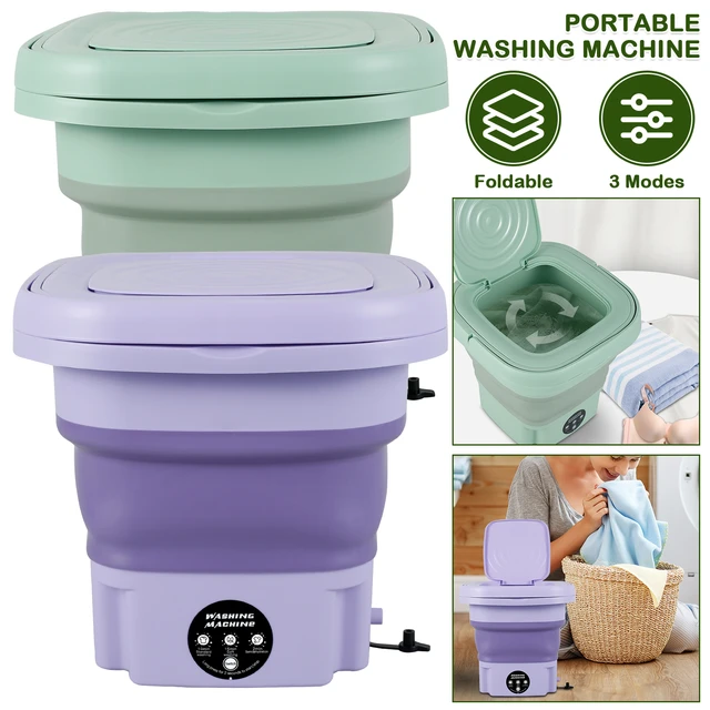 Mini Washing Machine 8L Portable Washer Machine 3 Adjsutable Modes Foldable  Washing Machine Quiet Operate Mini Laundry Machine - AliExpress