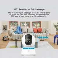 XIAOMI – caméra Wifi intelligente de sécurité domestique PTZ 2K, Vision nocturne couleur, Audio bidirectionnel, détection de visage humain AI, Version chinoise 2