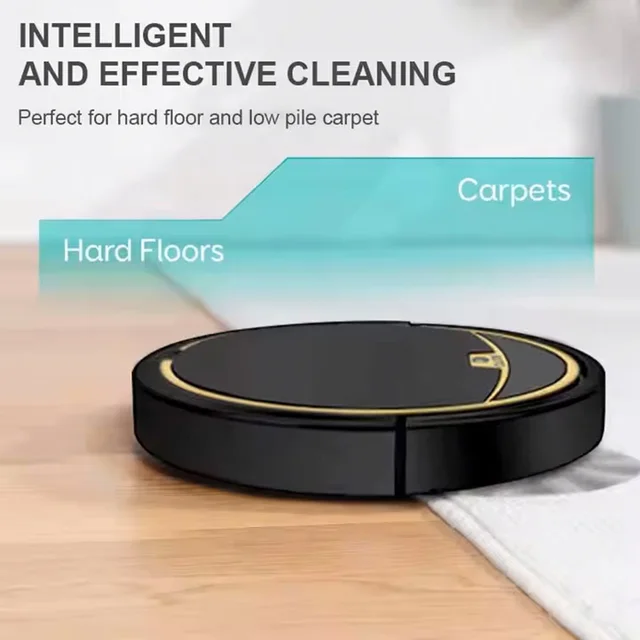 Robot Sweeper Vacuum Cleaner With Water Tank,3in1 Wet&Dry Intelligent Robot,Remote App Control,Robotic Vacuum Cleaners for Home 2