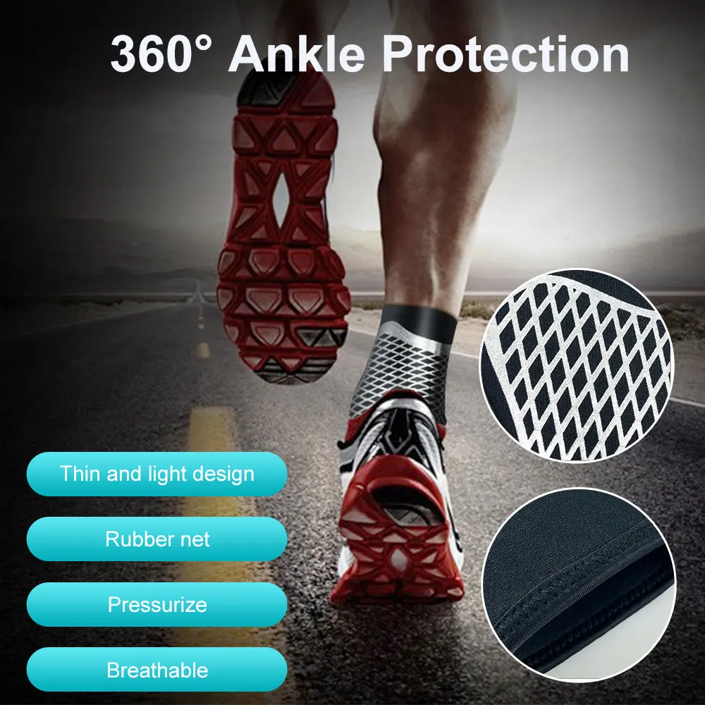 

Running Sport Fitness Band Ankle Support Protect Brace Compression Strap Achille Tendon Brace Sprain Protect Foot Bandage New