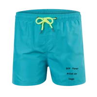 2024 Men's Low-rise Breathable Beach Shorts, Sexy Surf Trunks, Men's Casual Boxer Sweatpants, Summer Drawstring Shorts S-4XL 1