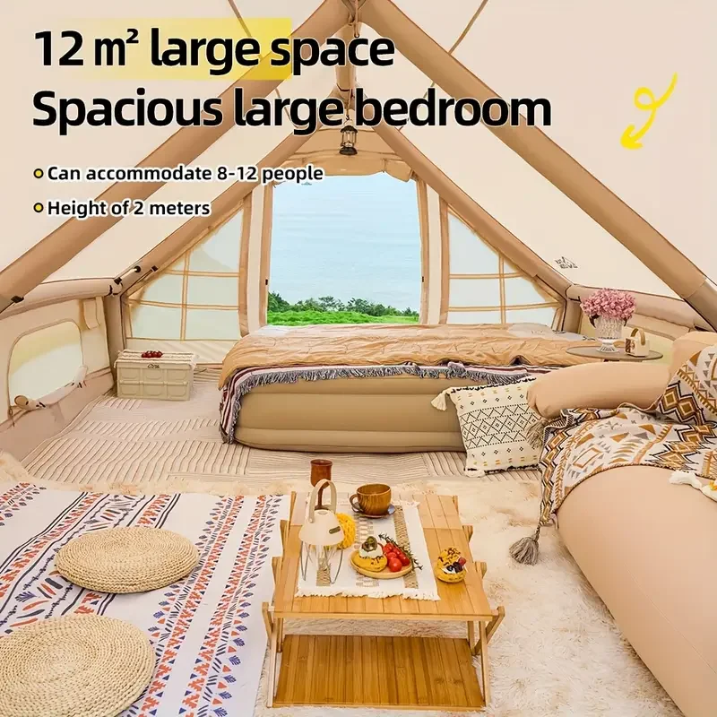 Waterproof Inflatable Family Camping Tent 3