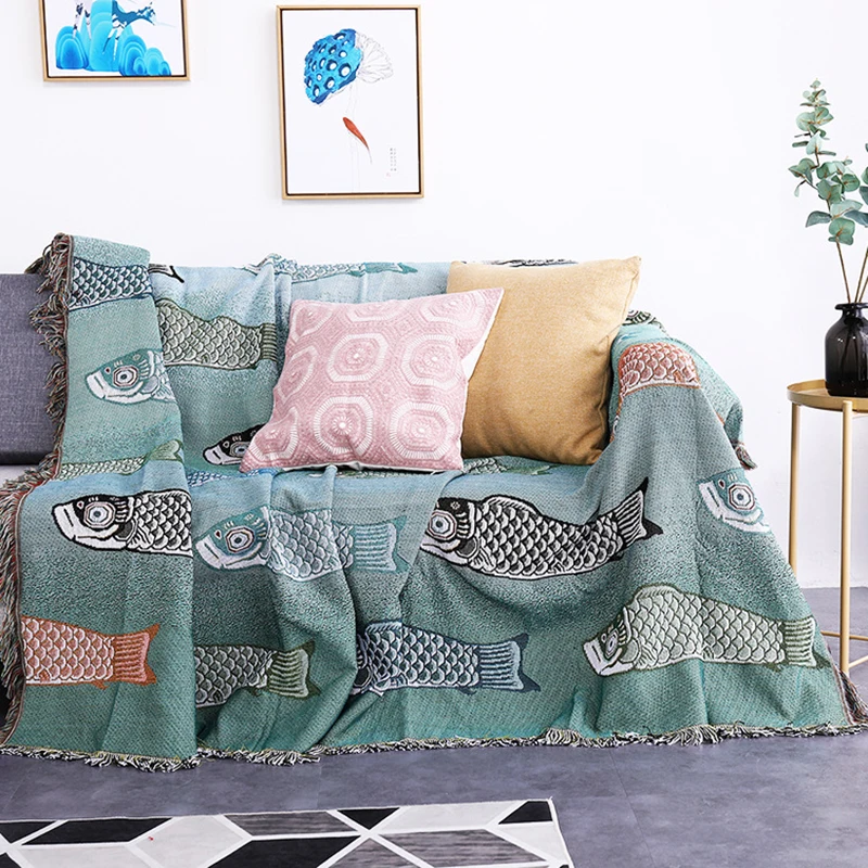 

Plaid Blanket for Sofa bed Cover Decorative Blanket multi-purpose bedspread Couch Chair Blankets outdoor Picnic Blanket