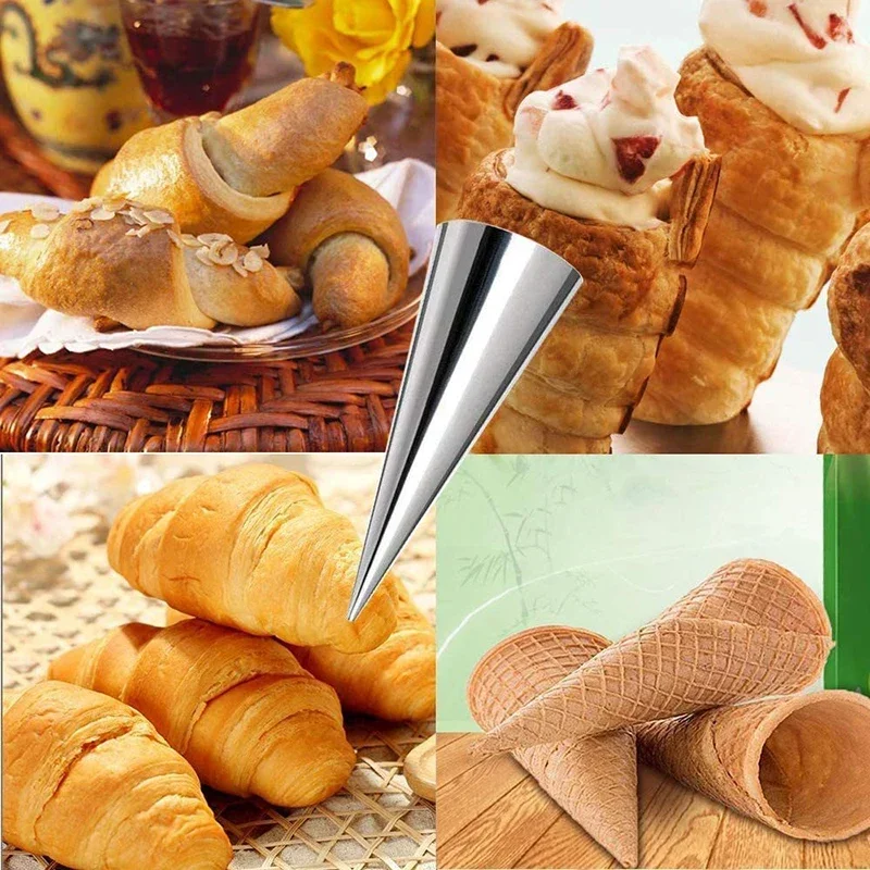Stainless Steel Croissant Molds Baking Tools