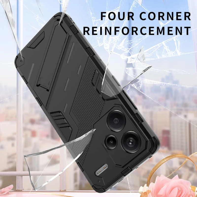 Armor Holder Back Cover Case - Durable Protective Coque