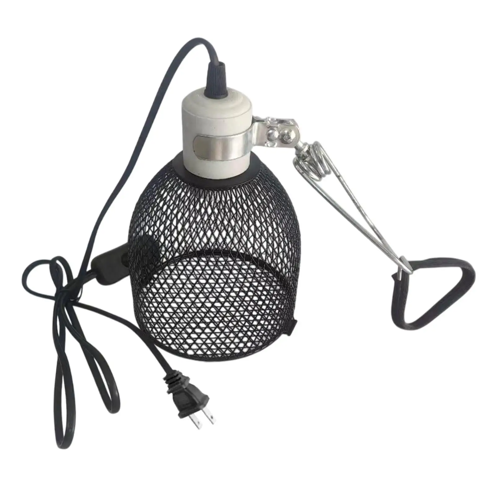 Reptile Heating Lampshade 5.5inch 160W Heater Guard for Pet Snake Amphibians