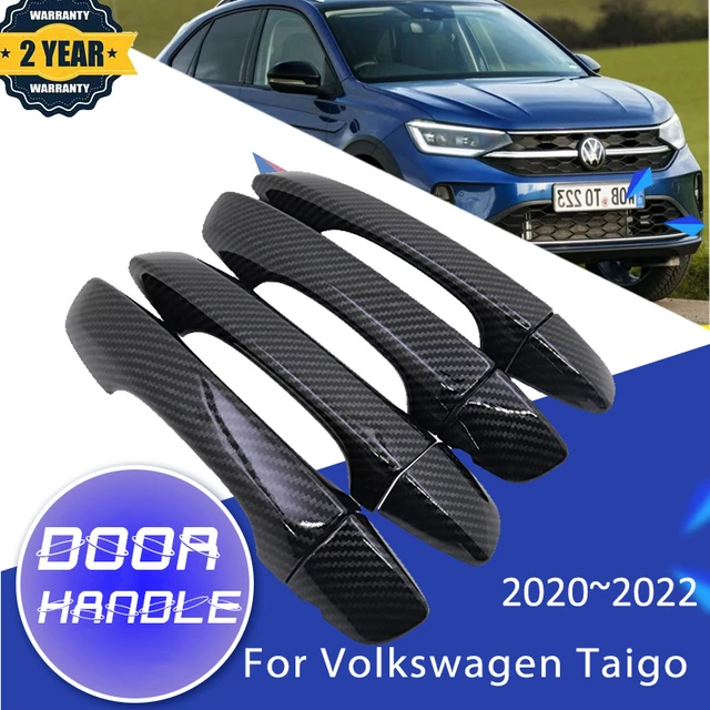 Carbon Faser Außen Auto Türgriff Abdeckung Aufkleber Für VW Volkswagen Taigo  2020 ~ 2022 Anti-scratch Auto Styling auto Zubehör - AliExpress