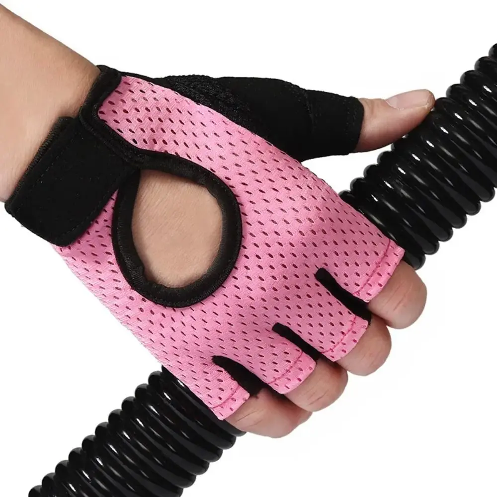 Cycling Fingerless Gloves Professional Gym Fitness Breathable Anti-Slip Women Men Half Finger Summer Fishing Female Bicycle Bike 5