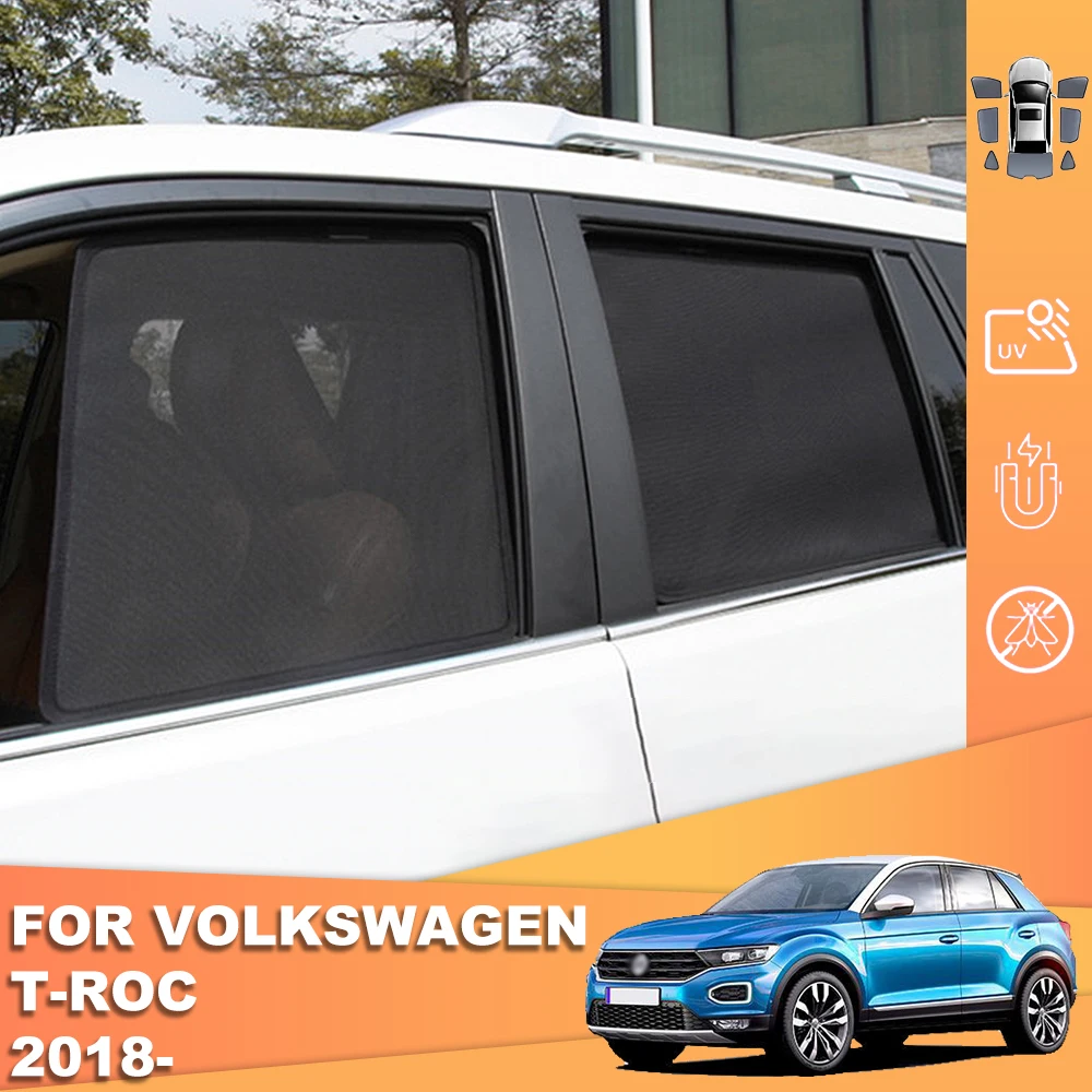 Volkswagen T-Roc Sunshades - Perfect Fit Guaranteed - Snap Shades