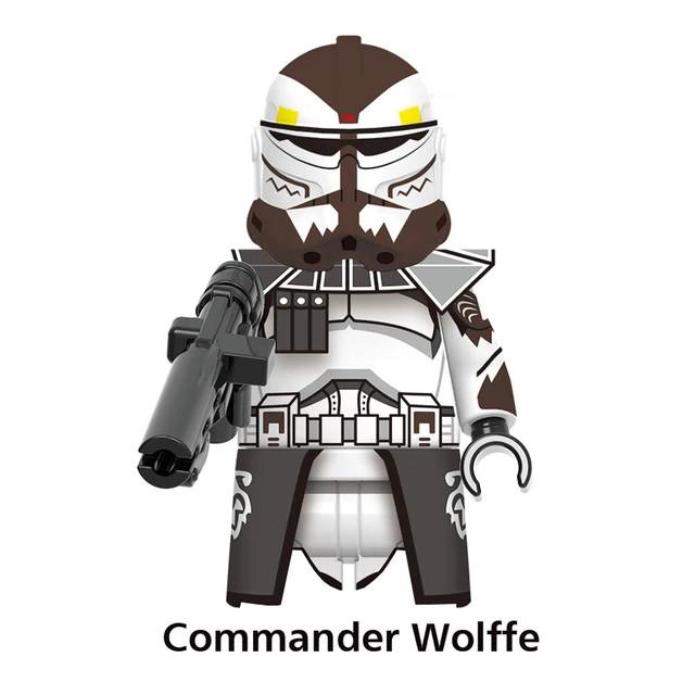 Brand Disney Clone Troopers Wolffe Building Blocks Commander Cody Rex Colt Blitz The Bad Batch Bricks Elite Squad Troopers Toys O-X1877