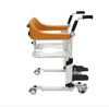 Design for Elderly Lift Transfer Wheelchair with Wheels Disability Toilet Chair Plastic Chamber Pot 3