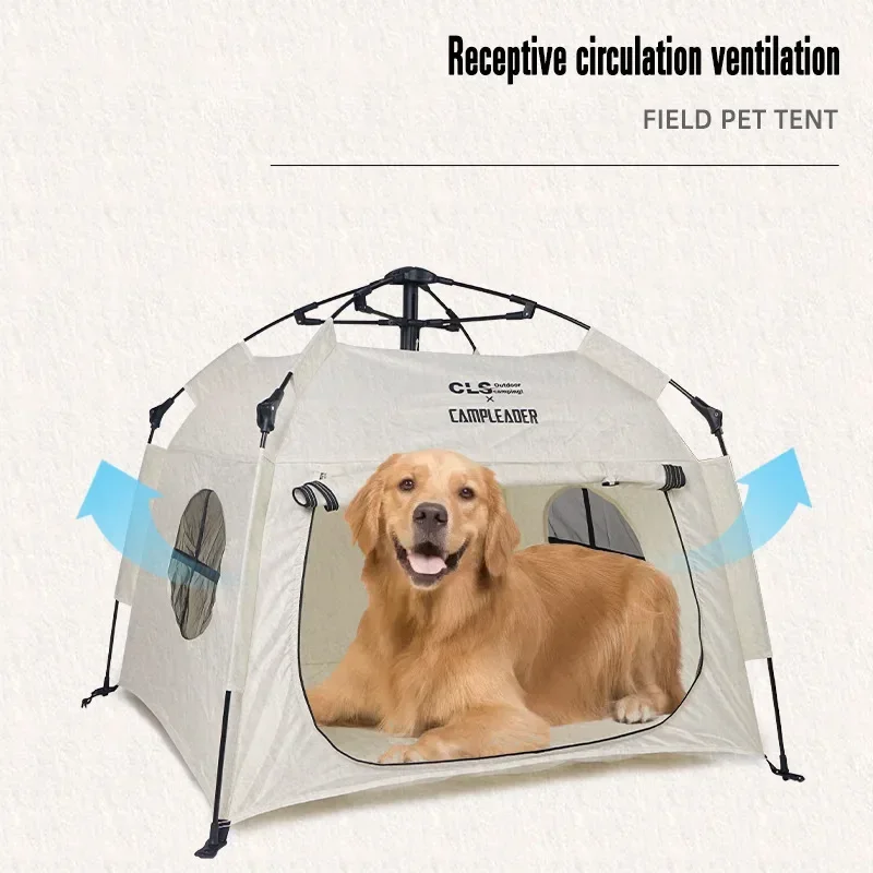 

Household Pet Tent Fully Automatic Folding Cat and Dog Nest Portable Car Large Dog Rain and Sun Protection Portable Tent