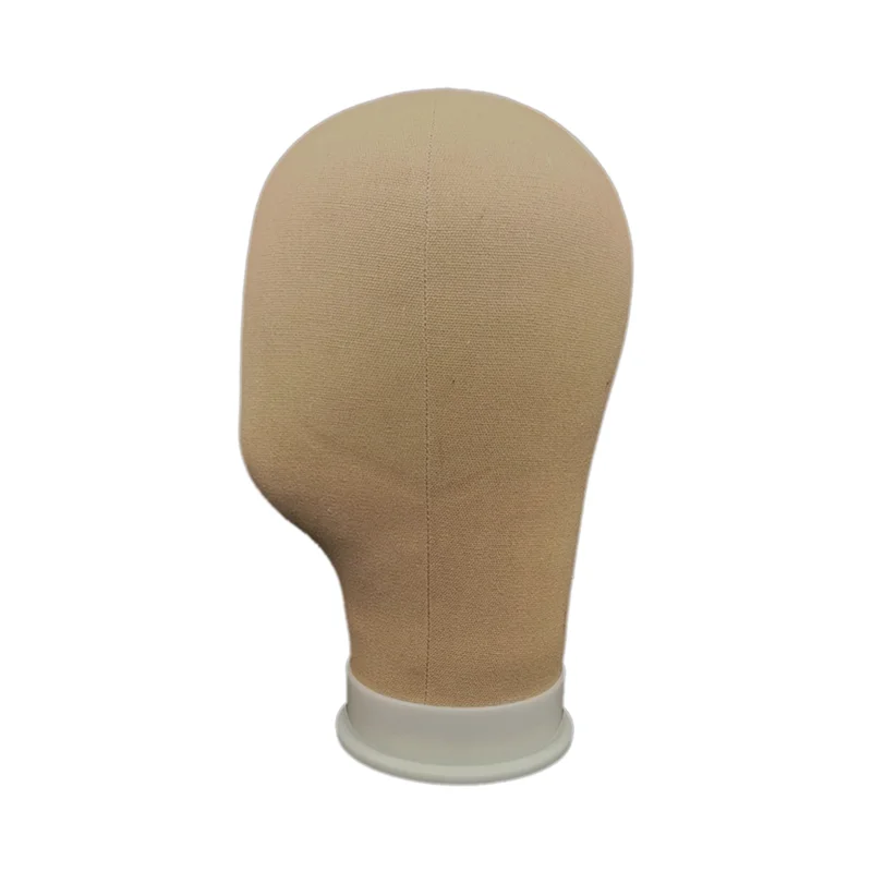 

21 Inches Canvas Mannequin Head for Wig Mannequin Head for Wig Making Good Quality Canvas Block Wig Making Head