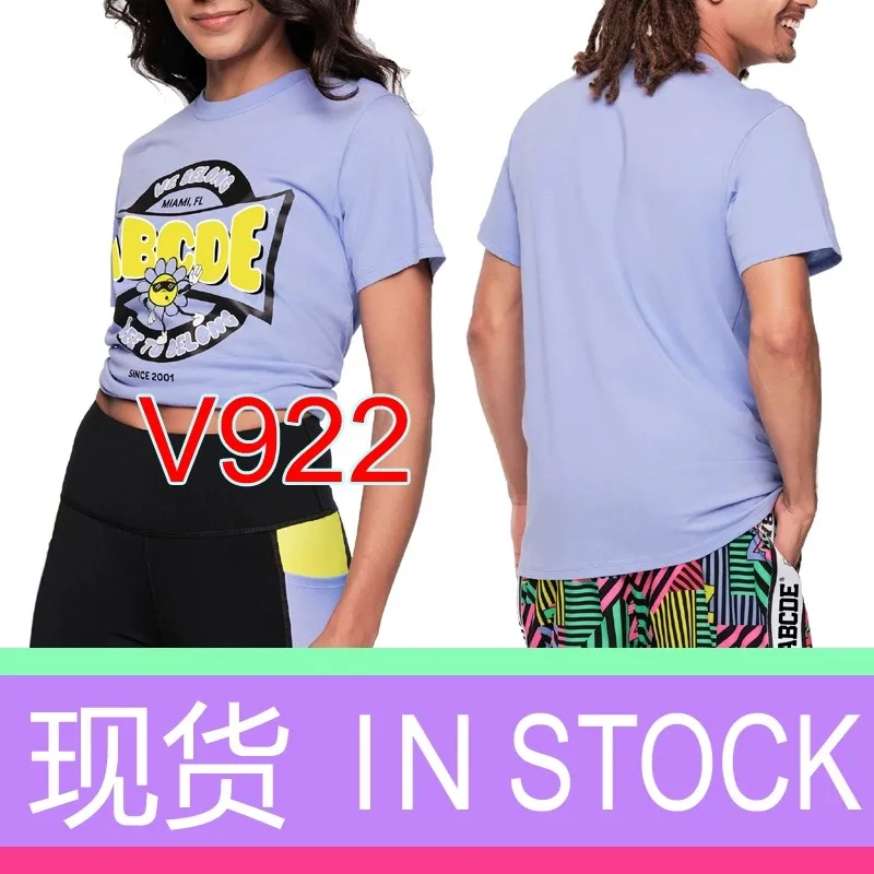 

Спортивная одежда ABCDE для мужчин и женщин, свободная хлопковая футболка с коротким рукавом для занятий йогой, танцев, V 922