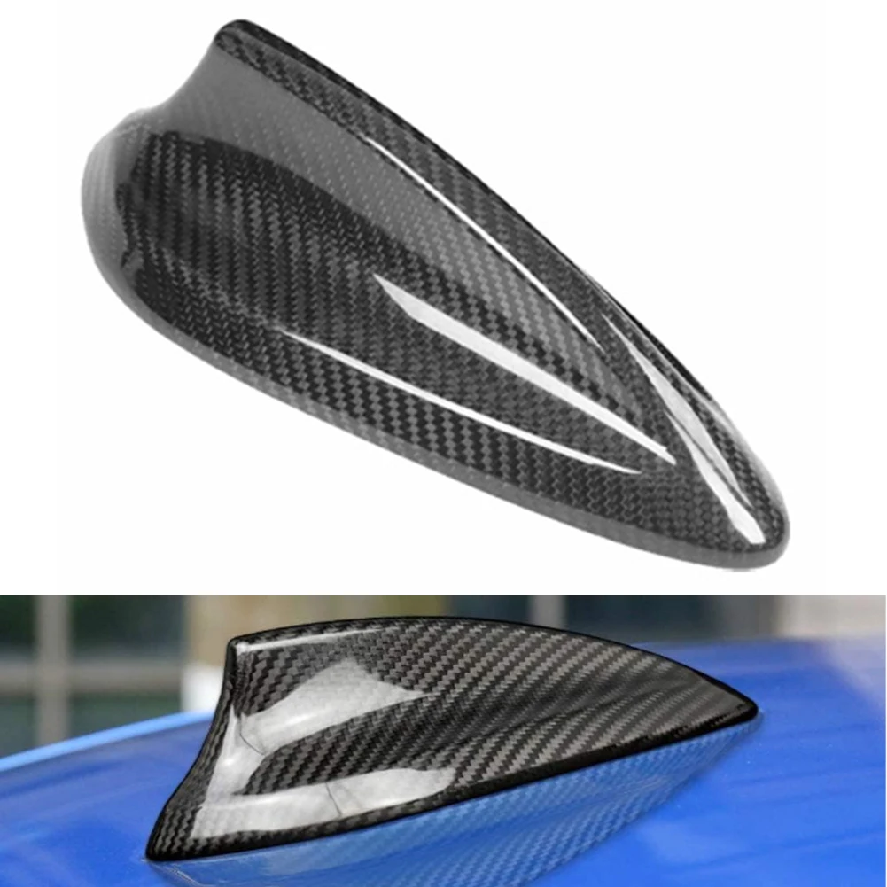 샤크 핀용 탄소 섬유 안테나 커버, BMW 3 시리즈 F30 F34 F35 2013 호환 2019, 쉬운 설치