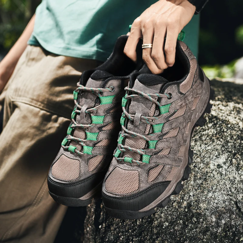 

PARZIVAL Men Boots Spring Autumn Man Shoes Outdoor Ankle Boots Men Climbing Mountain Sneakers Men Footwear Casual Hiking Shoes