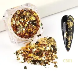 Gold Foil Flakes for Art and Beauty Creations (01)