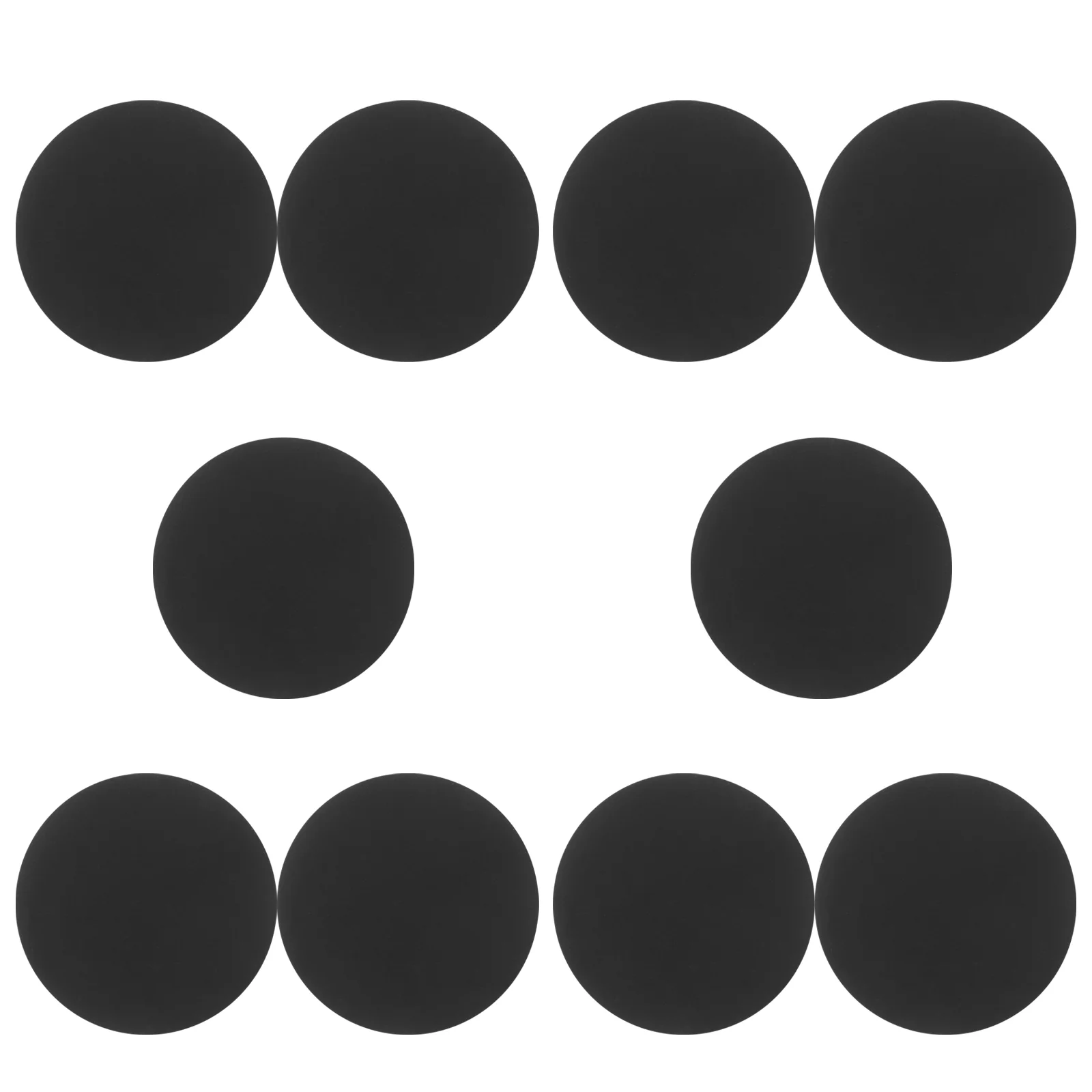 

10 Pcs Label Game Cards Small Nfc Multi-use Black Chip Portable Pvc Coin Convenient Chips