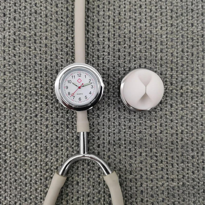 Pocket Watch Fob Doctor Clock Clip On Hanging Stethoscope