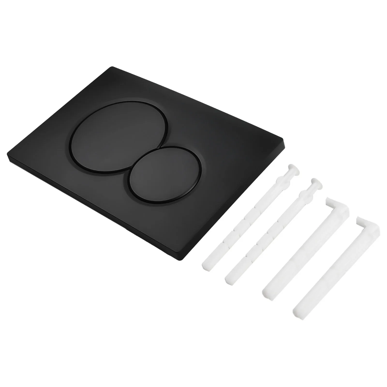 

1pc Dual Flush Plate For Cistern 115.770.21.5 For Geberit Sigma01 Chrome Plastic 24.6x16.4x1.3mm Toilet Flush Button Flush Panel