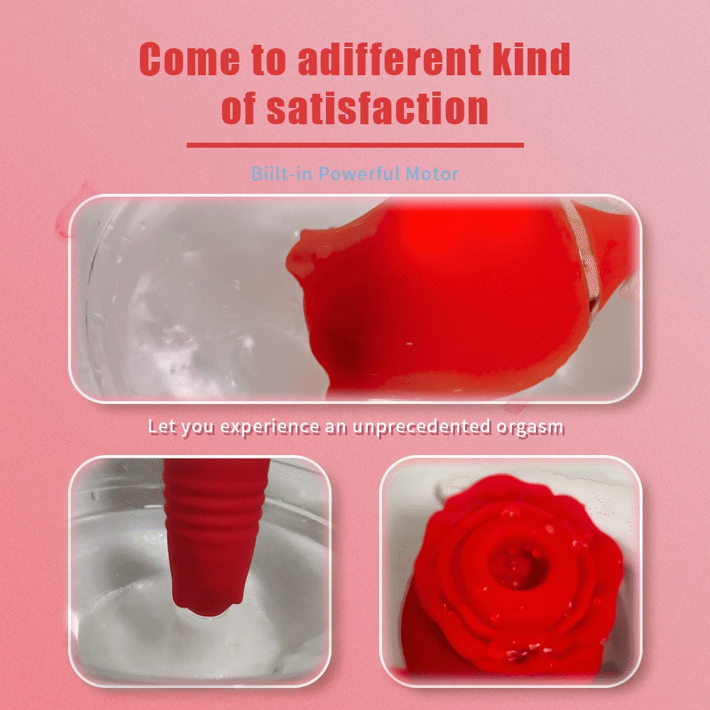 Female Sex Toys Clit Sucking Vibrator Clitoris Vibrator Vibrator Sex Toy Dildo Sex Toys Rose Sucking Vibrator Rose Sucking Vibrator for Women Nipple Clit Stimulator Vibrating Egg Dildo Vibrators Clitoris Sucker Vibator Sex Toy for Women