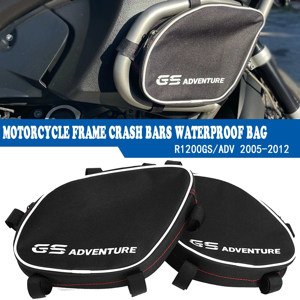 

New For BMW R1200GS Adventure R 1200 GS ADV Motorcycle Frame Crash Bars Waterproof Bag Original Bumper Repair Tool Placement Bag