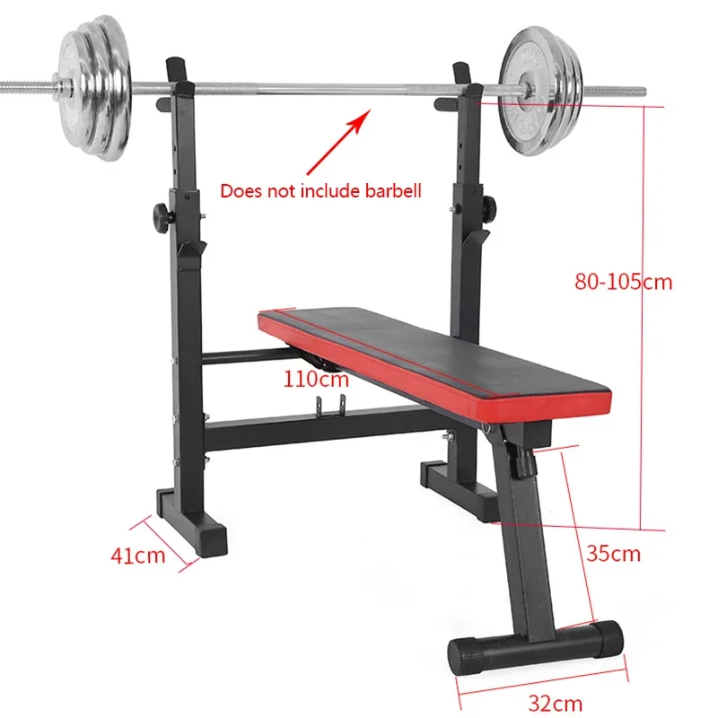 Panca Pieghevole Sit-Up Board Indoor Barbell Rack Bench Press Squat Rack Panca Peso Bilanciere Rack Sj
