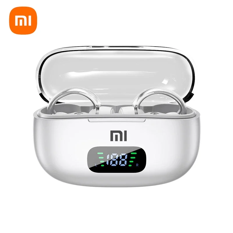 Наушники-вкладыши Xiaomi S39 с клипсой ENC, TWS Беспроводные наушники с поддержкой bluetooth, с микрофоном, светодиодный цифровой дисплей, спортивные наушники для бега