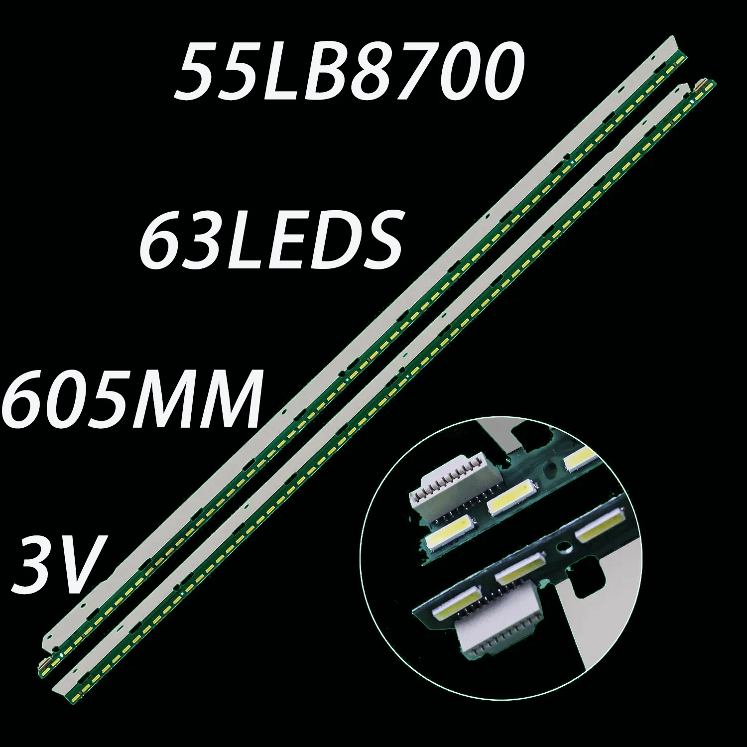 LED strips for 55LB870V 55LB8700 55LB860V 55 V14 ART9 TV R L Type 6920L ...