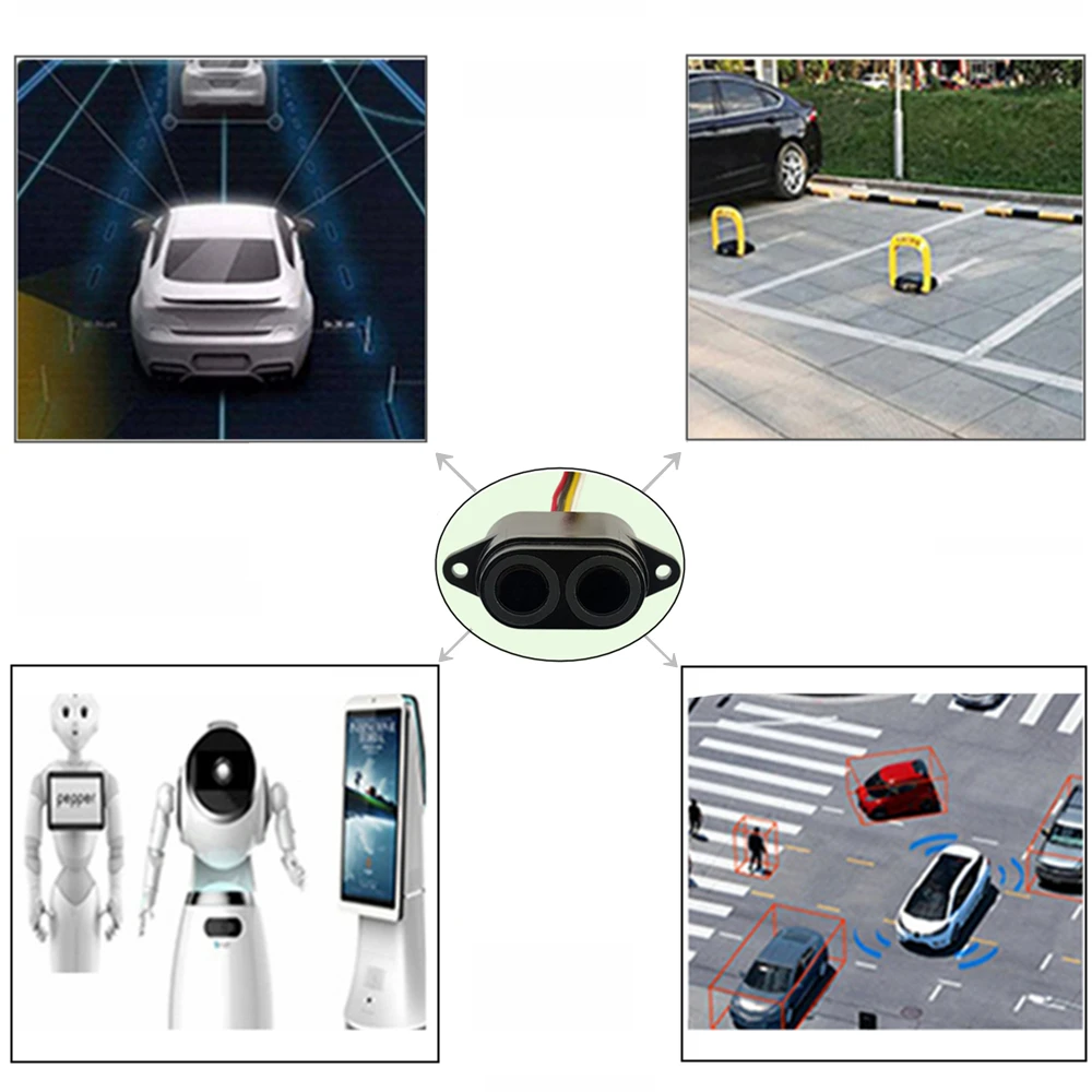 Ultrasone Afstandssensor, Minder Interferentie DC3.3‑5V IP67 Waterdichte Afstandsmeetsensor voor Automatische Regeling