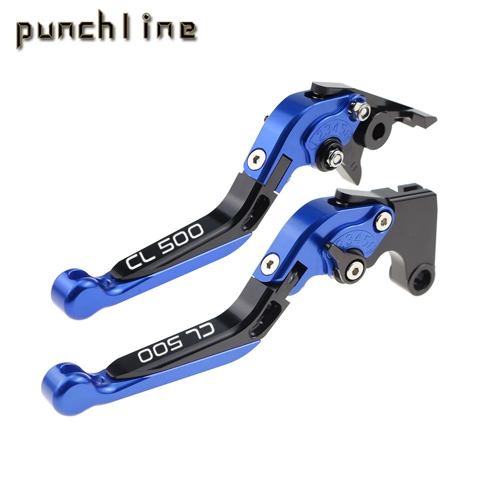 

Fit For CL500 2022-2023 Motorcycle CNC Accessories CL 500 Parts Folding Extendable Brake Clutch Levers Adjustable Handle Set