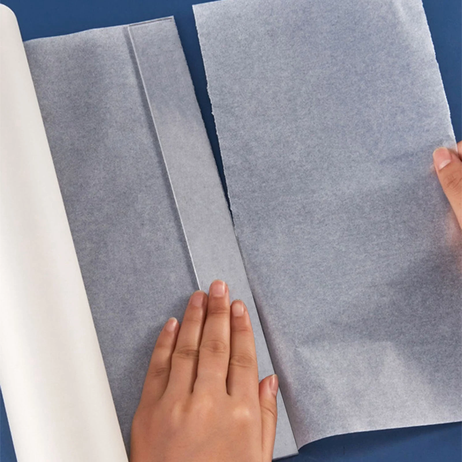 18in Tracing Paper Roll White High Transparency Clear Ink Absorption Pattern Paper For Sewing Drafting
