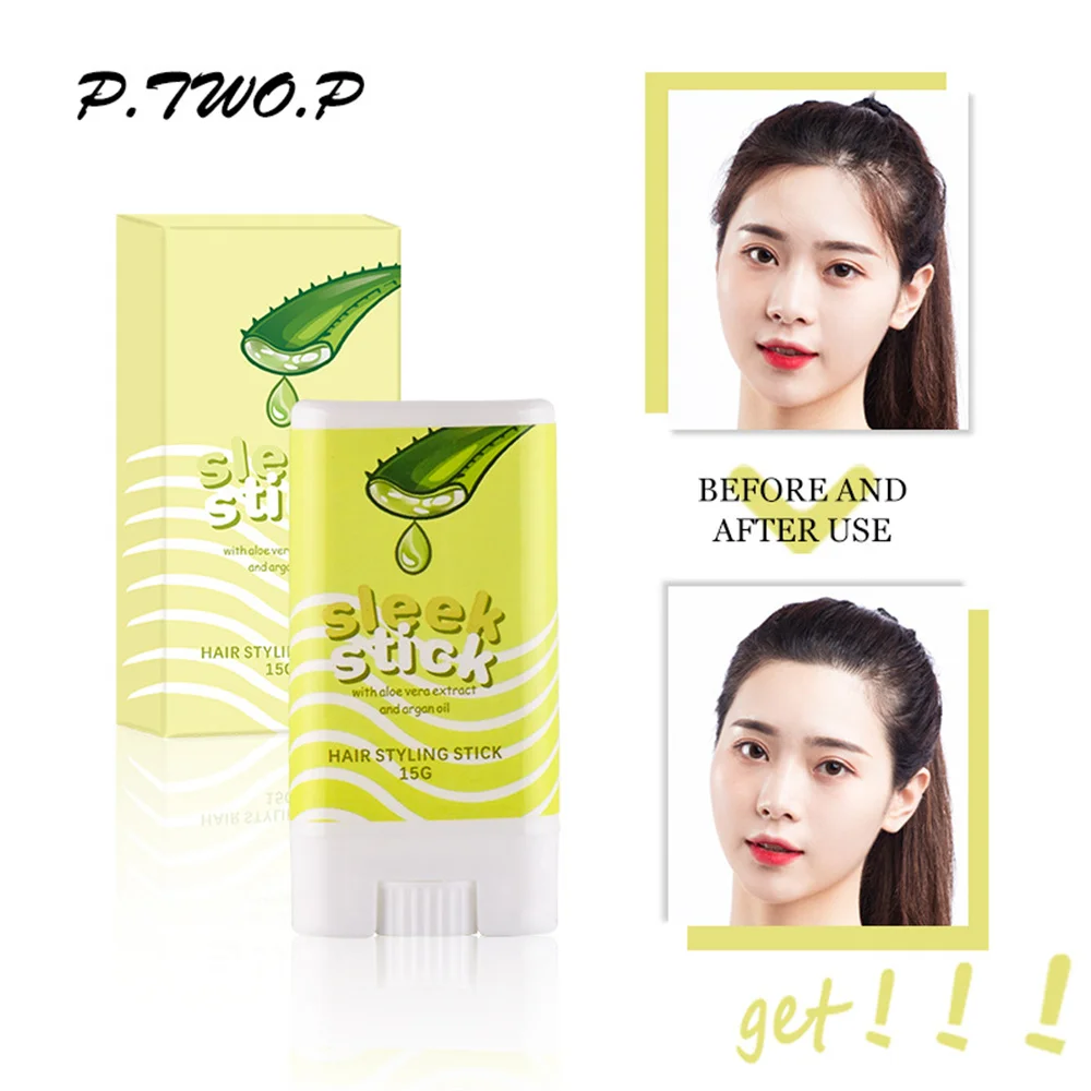 Description Picture 5 of item15g Wax Stick Broken Hair Artifact Hair Wax Stick Gels Cream Styling Hair Frizz Fixed Fluffy Increases Hair Volume Captures