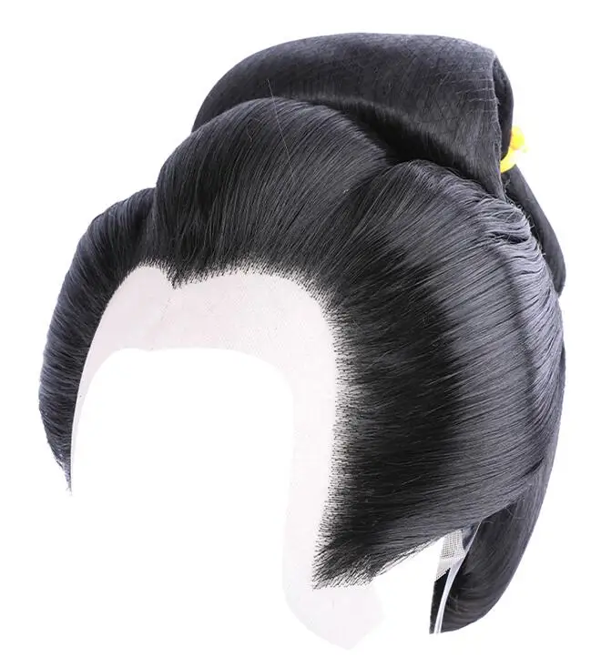 

Japanese Ancient Geisha Wig Kimono Hair Black Women Stage Tradition