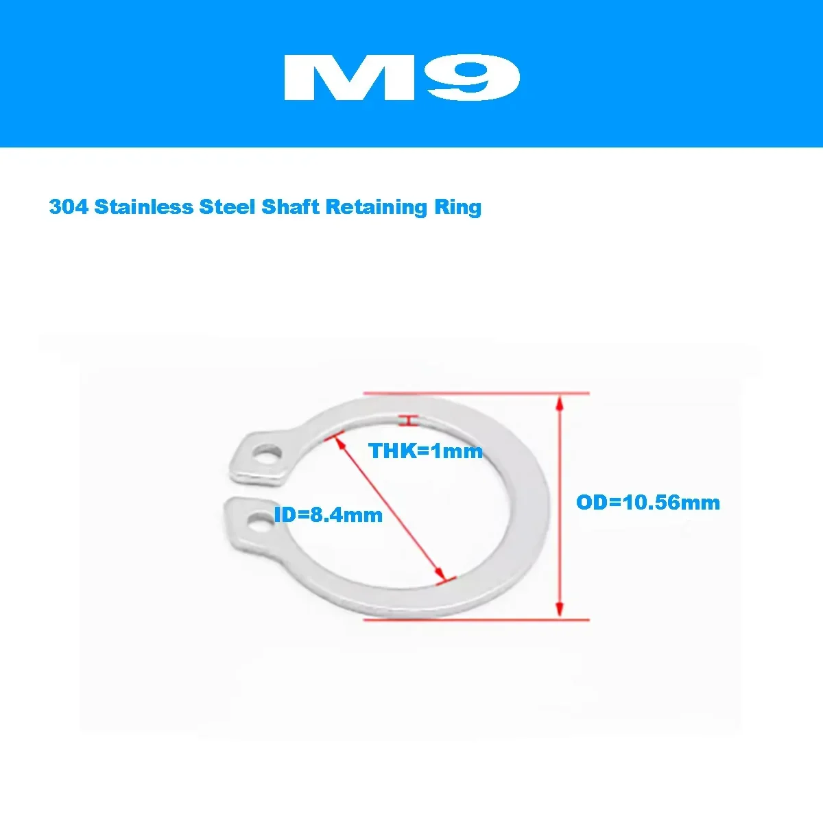 100pcs M9