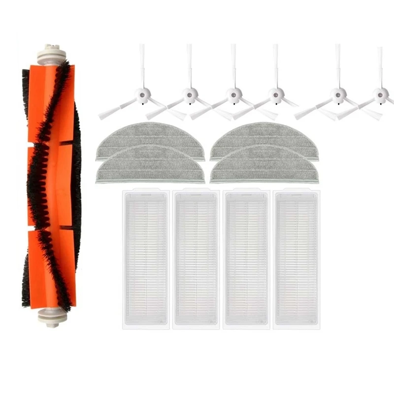 

Основная щетка, основная и боковая щетки, фильтр НЕРА, тряпка для швабры, тряпка для Xiaomi Mijia, самоочищающийся робот для уборки, запчасти MJSTP