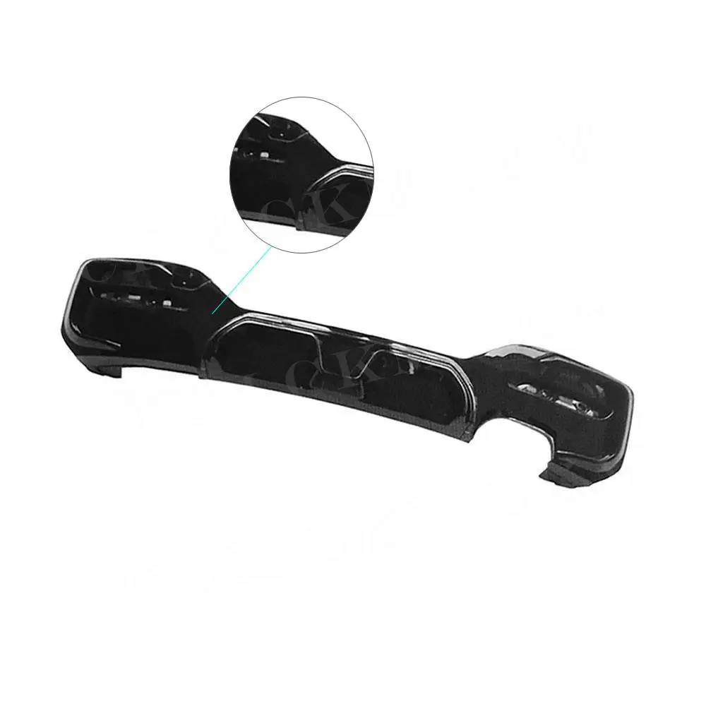 

for BMW 1 Series F20 M Sport M135i M140i 2015 2016 2017 2018 Gloss Black Rear Bumper Diffuser Lip Rear Bumper Lip OO-