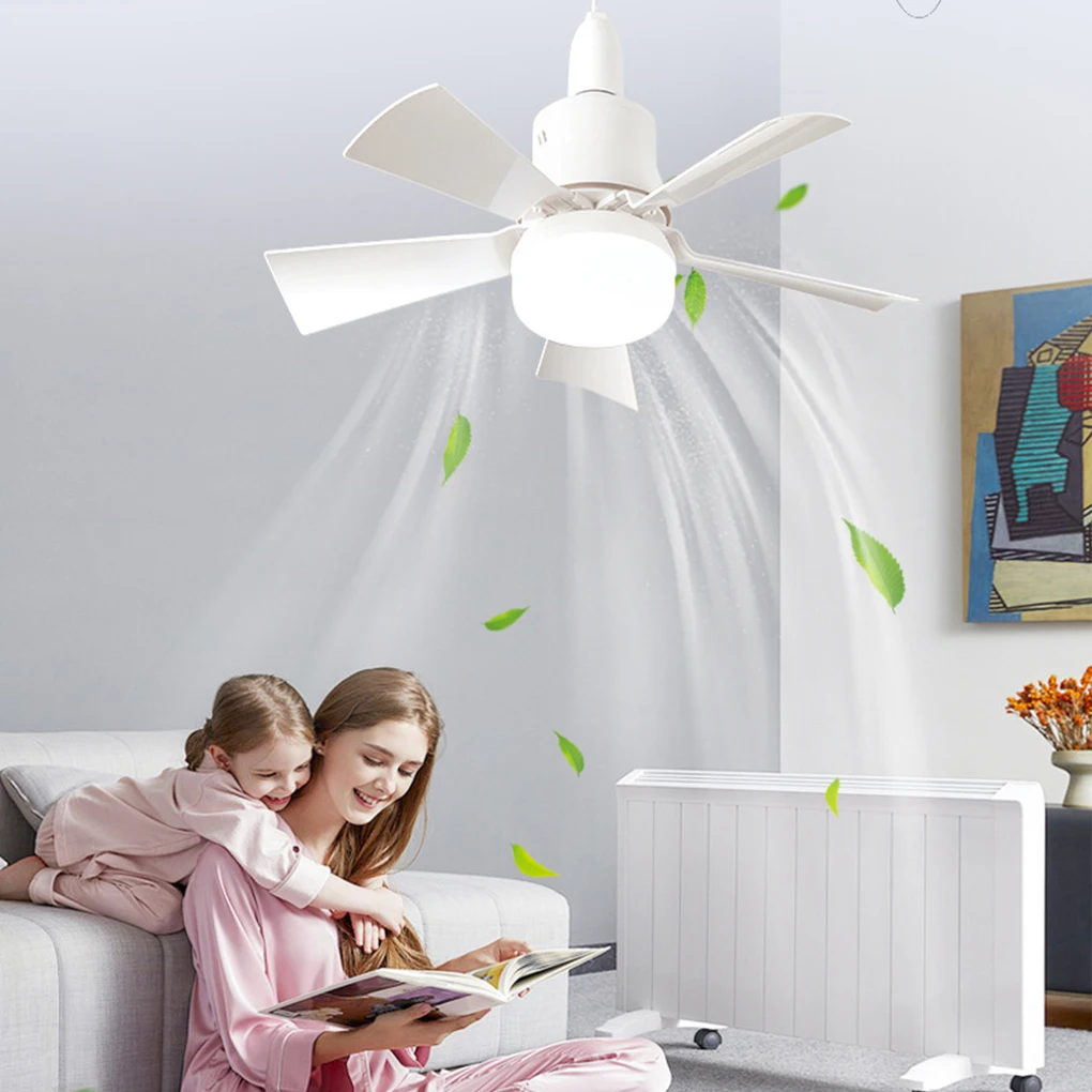 

LED Ceiling Fan light E27 with remote dimming function, suitable for Kitchen living room study, and home use