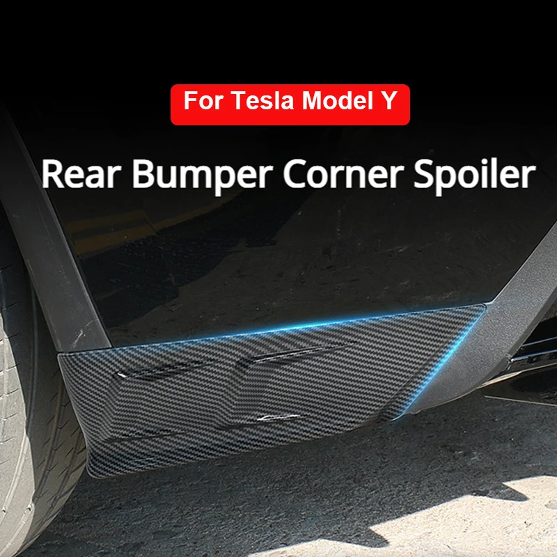 

Rear Bumper Side Corner for Tesla Model Y Back Lip Thunder Style Spoiler Anti-scratch Protector Car Modification Accessories