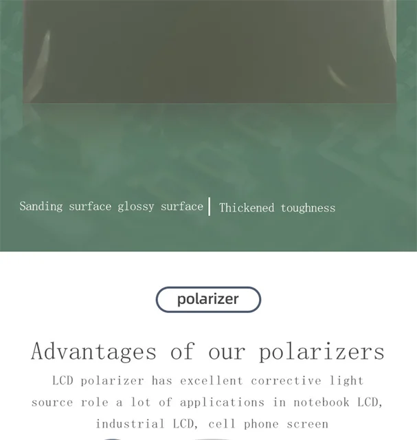 Pellicola Polarizzante Per Schermi LCD - Foglio Filtro Polarizzatore Lineare Per Riparazioni E Esperimenti - Foto 4