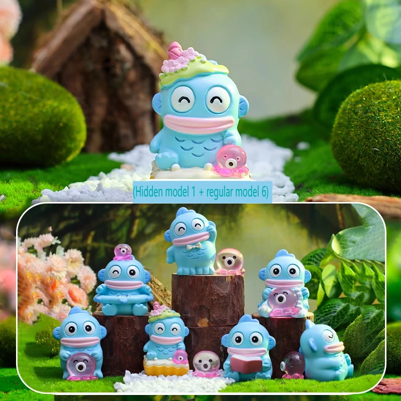

Accompanying Ugly Fish Blind Box Cartoon Fun Octopus Figure Decoration Desktop Action Figures Model Collection Hobby Gifts Toys