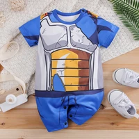 IURNXB Newborn Baby Romper Short Sleeve Cute Cartoon Anime Jumpsuit for Boys Infant Cosplay Costume Clothing Outfits 1-18M