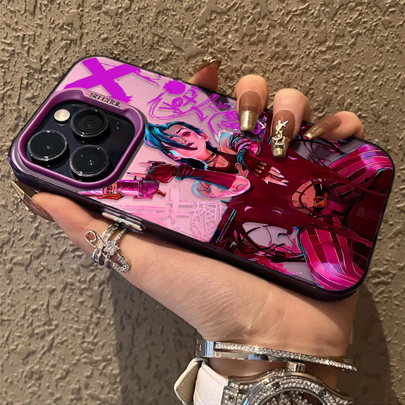 Graffiti Arcane Jinx Phone Case – Vibrant Matte Back Cover
