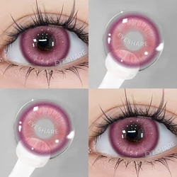Vibrant Fashion Contact Lenses - Purple, Red, Pink Collection (MADRID - PINK)
